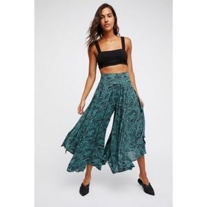 Free People Floral Fields Maxi Culotte